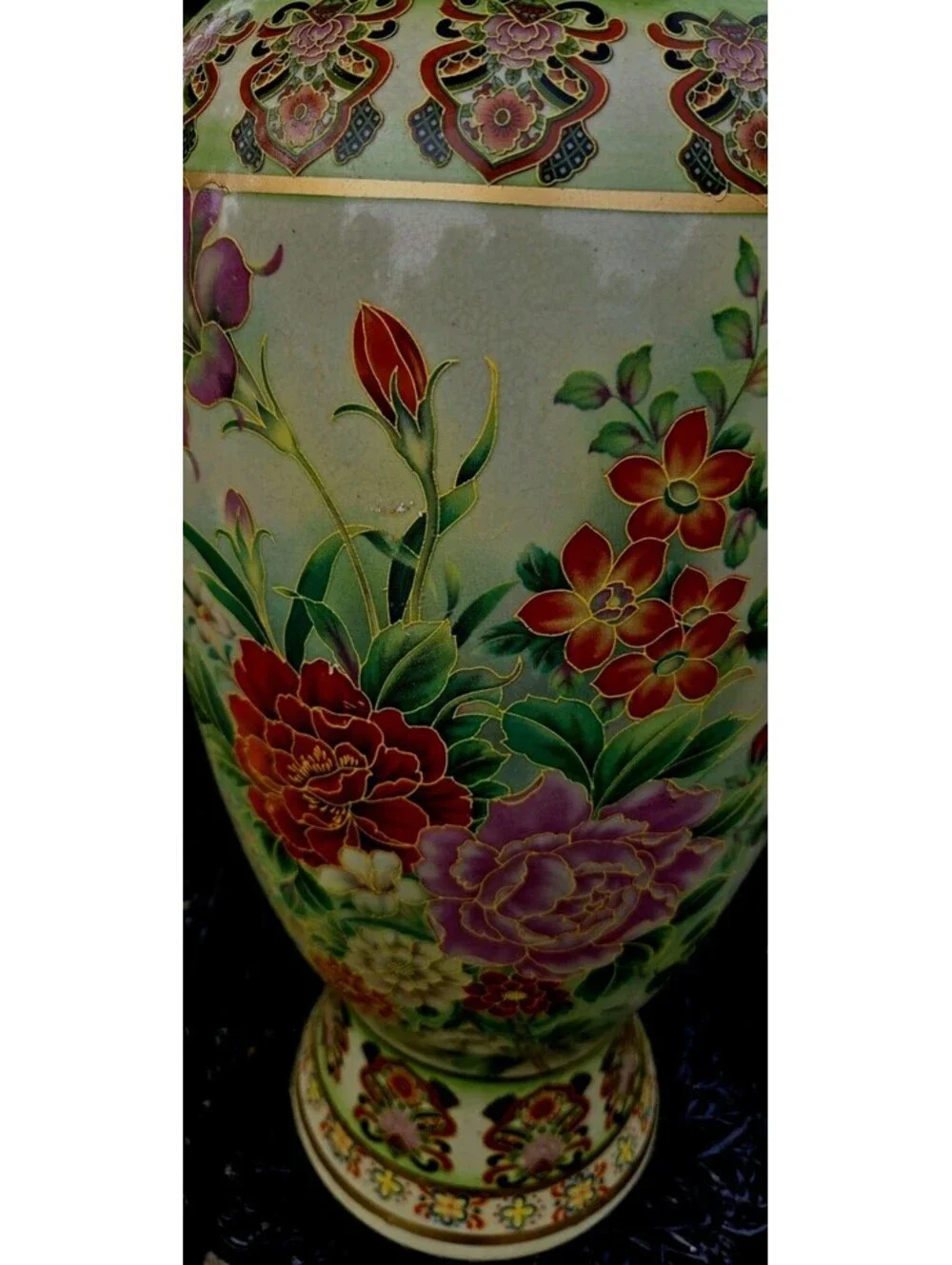 Ornamental Chinoiserie Japanese Culture Tall 24